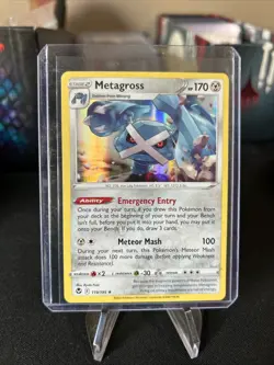 Metagross 119/195 Silver Tempest Holo Rare Pokemon Card Pokemon TCG / Pack Fresh - Image 1
