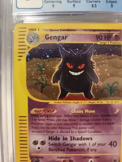 Pokemon Gengar TCG Expedition Base Set Holo Rare Card 13/165 CGC 9 w/ Subgrades - Image 3