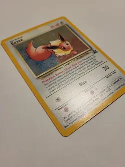 Eevee 11 Black Star Promo Holo Rare Card - MP - Image 3