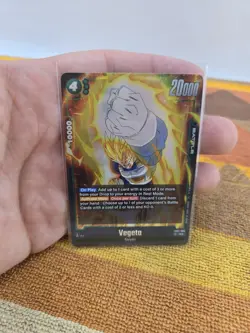 Vegeta Dragon Ball Super: Fusion World FB01-096 SR Awakened Pulse Card - Image 1