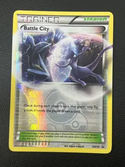 Battle City BW39 Pokemon Card Black Star Promo Reverse Holo Rare VLP - Image 1