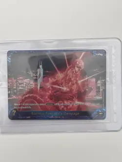 Godzilla Card Game Burning Godzilla's Rampage Foil English Promo Sealed - Image 1