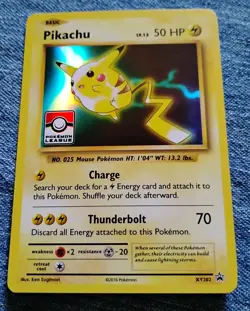Pikachu Holo Xy202 Pokemon League Promo Pokemon Card Nm - Image 1