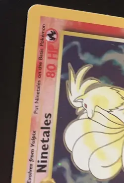Ninetales 13/130 Holo Swirl Rare Unlimited Base Set 2 Pokemon Card TCG 2000 WOTC - Image 5