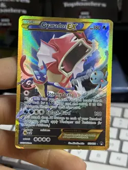 Gyarados EX 123/122 XY BREAKpoint 2016 Secret Holo Rare SHINY Pokemon Card TCG - Image 3