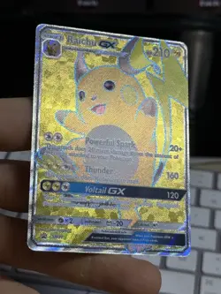 Raichu GX SM90 Black Star Promo 2017 Full Art Holo Pokemon Card TCG - Image 4