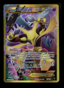 #2 Alakazam EX 125/124 XY Fates Collide 2016 Secret Holo Rare Pokemon Card TCG - Image 1