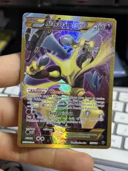 #2 Alakazam EX 125/124 XY Fates Collide 2016 Secret Holo Rare Pokemon Card TCG - Image 3