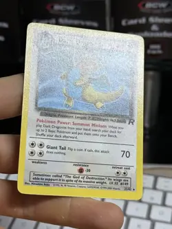 Dark Dragonite 22/82 Team Rocket 2000 WOTC Non-Holo Rare Pokemon Card TCG - Image 5