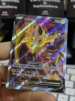 Jolteon V SWSH183 Black Star Promo 2021 Alt Art Pokemon Card TCG - Image 4