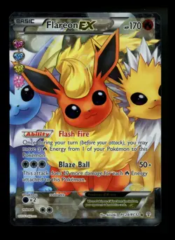Flareon EX RC28/RC32 Generations 2016 Radiant Collection Full Art Pokemon Card - Image 1