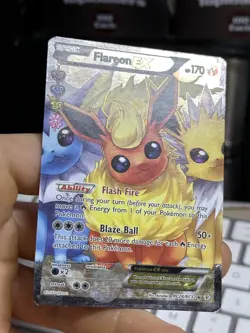 Flareon EX RC28/RC32 Generations 2016 Radiant Collection Full Art Pokemon Card - Image 4