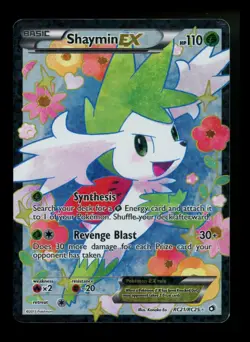 Shaymin EX RC21/RC25 Legendary Treasures 2013 Radiant Collection Pokemon Card - Image 1