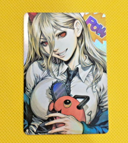 Power Chainsaw Man Anime Waifu Goddess Card - Image 1