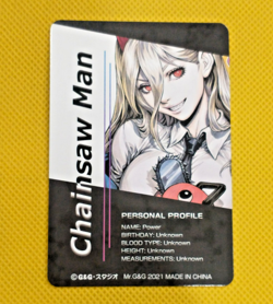 Power Chainsaw Man Anime Waifu Goddess Card - Image 2