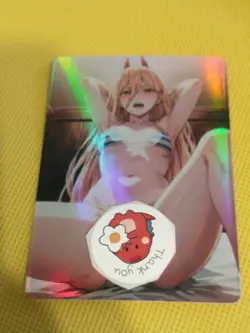 Power Chainsaw Man Anime Waifu Goddess Card - Image 1