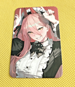 Power Chainsaw Man Anime Waifu Goddess Card - Image 1