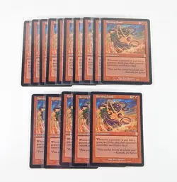Lot of (15) Magic The Gathering MTG Burning Sands - Image 1