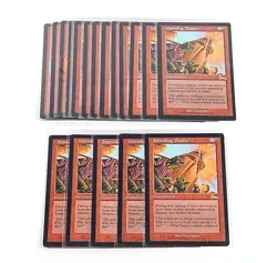 Lot of (18) Magic The Gathering MTG Impending Disaster - Image 1