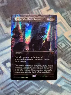 MTG Borderless Mana Foil Rise of the Dark Realms NM Unplayed Foundations - Image 1