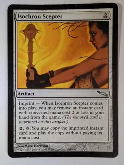 Isochron Scepter - Mirrodin - MTG Magic the Gathering - LP - Image 1
