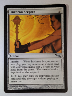 Isochron Scepter - Mirrodin - MTG Magic the Gathering - LP - Image 2