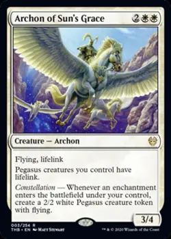 Archon of Sun's Grace - Light Play MTG Theros Beyond Death - Image 1