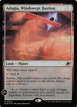 Adagia, Windswept Bastion (Foil) Edge of Eternities EOE - NM #0250 MTG - Image 1
