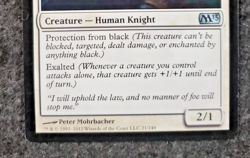 Knight of Glory Magic the Gathering Magic 2013 MTG (21/260) (VLP) .....(DS3D1K5) - Image 5