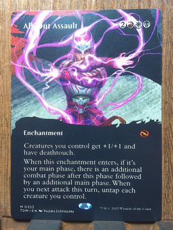 MTG❤✨ All-Out Assault (Borderless) Tarkir: Dragonstorm NEAR MINT❤💕✨ - Image 2