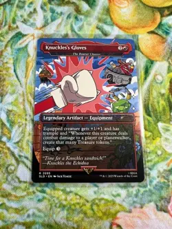 Knuckles's Gloves - The Reaver Cleaver MTG: Secret Lair *Pack Fresh* - Image 1
