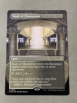Vault of Champions (Borderless) MTG Commander Masters Regular NM - Image 1
