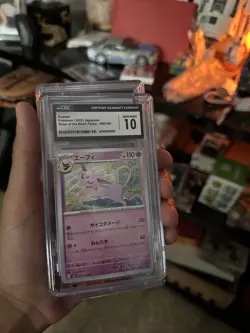 2023 POKEMON JPN SV3-RULER OF THE BLACK FLAME #046 ESPEON PSA 10 - Image 1