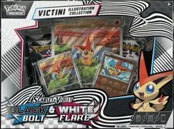 Pokemon TCG Black Bolt & White Flare Unova Victini Illustration Collection Box - Image 1