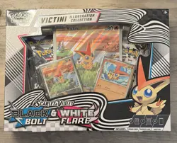 Pokemon TCG Black Bolt & White Flare Unova Victini Illustration Collection Box - Image 2