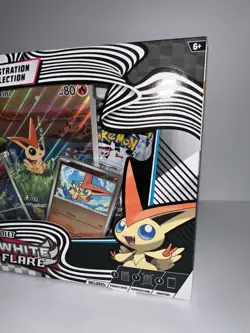 Pokemon TCG Black Bolt & White Flare Unova Victini Illustration Collection Box - Image 5