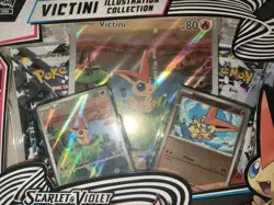 Pokemon TCG Black Bolt & White Flare Unova Victini Illustration Collection Box - Image 2