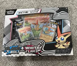 Pokemon TCG Black Bolt & White Flare Unova Victini Illustration Collection Box - Image 1