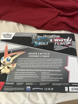 Pokemon TCG Black Bolt & White Flare Unova Victini Illustration Collection Box - Image 2