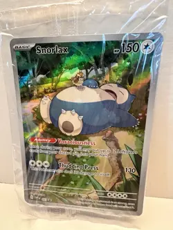 SNORLAX SVP EN 051 BLACK STAR PROMO SCARLET & VIOLET POKEMON 151 SEALED TCG 2023 - Image 1