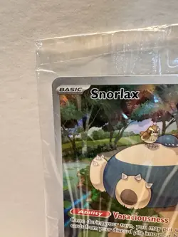 SNORLAX SVP EN 051 BLACK STAR PROMO SCARLET & VIOLET POKEMON 151 SEALED TCG 2023 - Image 2