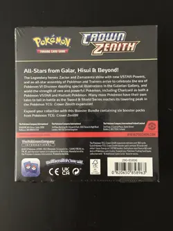 Pokemon TCG Crown Zenith Factory Sealed Booster Bundle 820650858963 - Image 2