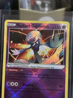 Radiant Gardevoir #069/196 Reverse Holo NM Pokemon Lost Origin TCG / Pack Fresh - Image 2