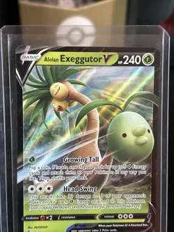 Alolan Exeggutor V - 005/078 Ultra Rare Pokemon GO NM Pokemon TCG / Pack Fresh - Image 2