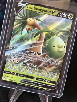 Alolan Exeggutor V - 005/078 Ultra Rare Pokemon GO NM Pokemon TCG / Pack Fresh - Image 4