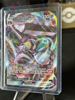 Melmetal VMax 48/78 Pokemon Go TCG Full Art Holo Ultra Rare / Pack Fresh New - Image 4