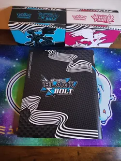 Pokemon Black Bolt Binder - Binder Only - Black Bolt & White Flare New Unused - Image 2