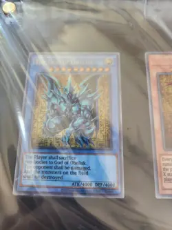 YuGiOh TCG 25th Anniversary Stainless Steel Egyptian God Cards - Image 4