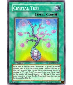 Yugioh - Crystal Tree (Super Rare) (1st Edition) - DP07-EN020 P - Image 1