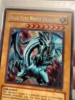 PSA 10 Blue-Eyes White Dragon BPT-009 2003 Secret Rare Tin Promo Yugioh TCG - Image 3